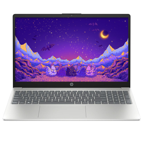 HP 15-FD0095WM INTEL CORE I5-12TH GEN-1235U-RAM 8GB DDR4,SSD 512GB, 15.6''FHD,BT,WC,WIFI,SILVER,WIN-11,SILVER-02YEAR(BATTERY+ADAPTER01YEAR)