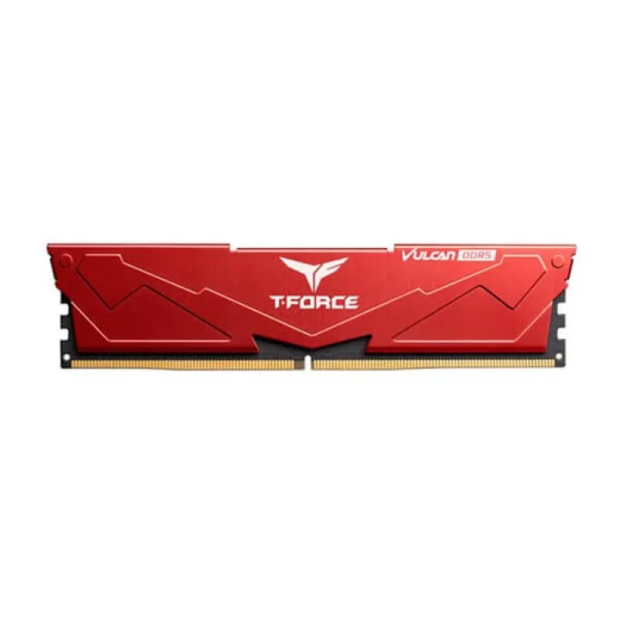 TEAM T-FORCE VULCAN 8GB DDR5 5600MHz RED HEATSINK GAMING DESKTOP RAM