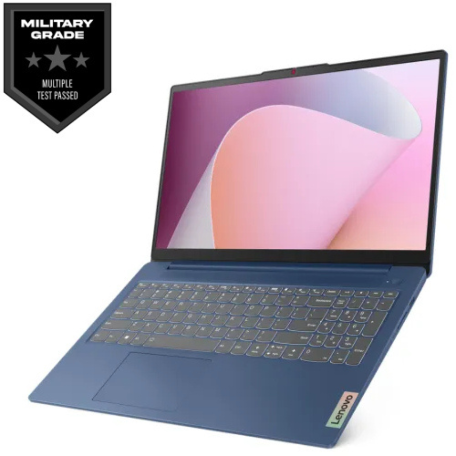 LENOVO IDEAPAD SLIM 3 14MN8 (82XQ00FXIN) AMD RYZEN 5 7520U, 16GB LPDDR5 5500MHz RAM, 512GB SSD PCIe 4.0x4, 14 FHD, INTEGRATED AMD RADEON 610M GRAPHICS, BACKLIT KEY, ABYSS BLUE, FREE DOS, MIL STD LAPTOP