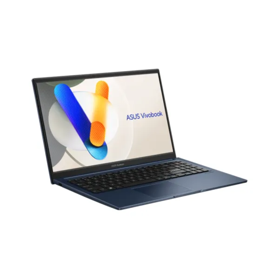 ASUS VIVOBOOK 15 X1504VA-1315U (X1504VA-BQ322), INTEL i3-13TH GEN, 8GB DDR4 RAM (8GB ON BOARD), 512GB PCIe G3 SSD, 15.6 INCH FHD, WITHOUT FINGER, QUIET BLUE, BT, WIFI6, DOS LAPTOP