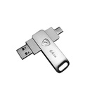 PC POWER 64GB USB 3.2+TYPE C PENDRIVE P64 DUAL (SILVER COLOR)